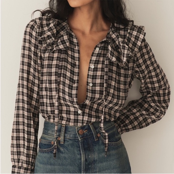 Doen Tops - Doen Joelle Top in countryside plaid